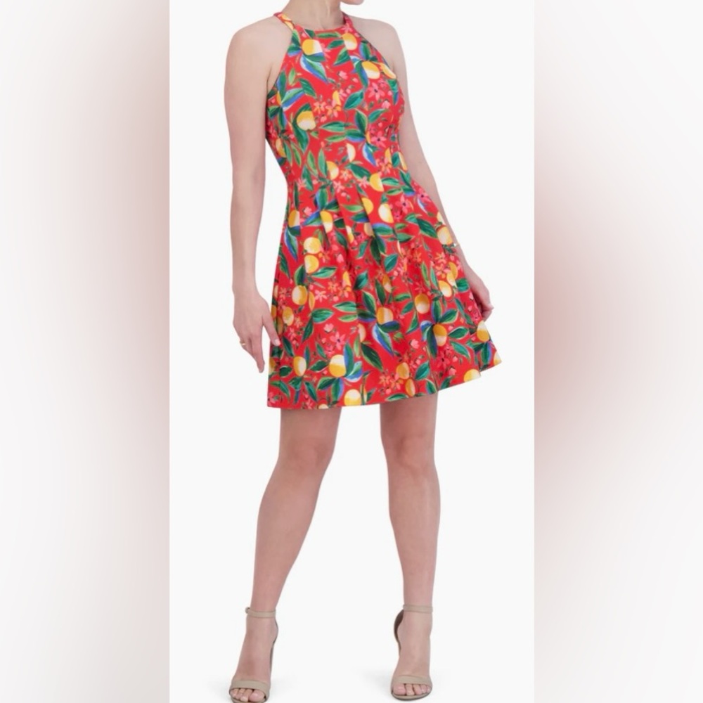Vince Camuto Cut Out Halter Dress Nwot